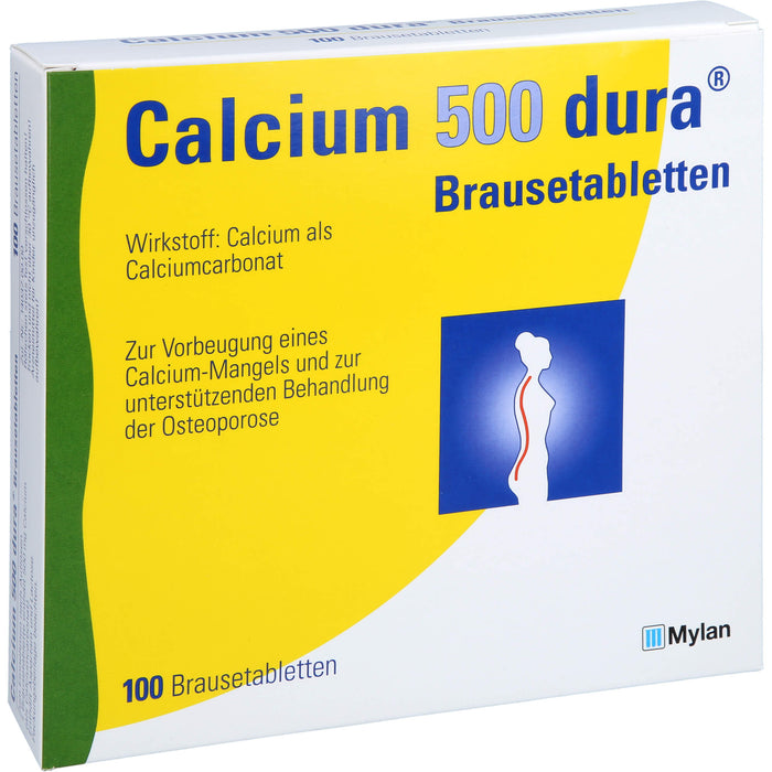 Calcium 500 dura Brausetabletten, 100 St. Tabletten