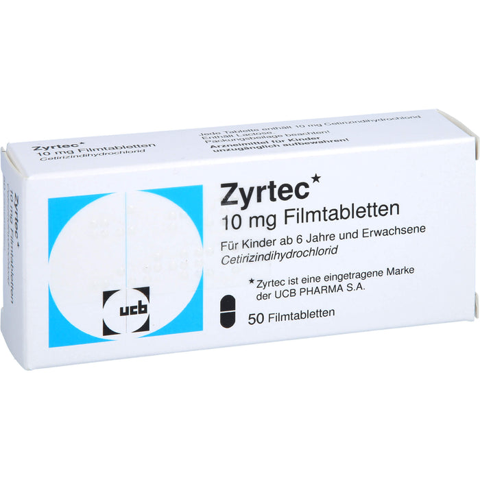 ZYRTEC Filmtabletten Antiallergikum, 50 St. Tabletten