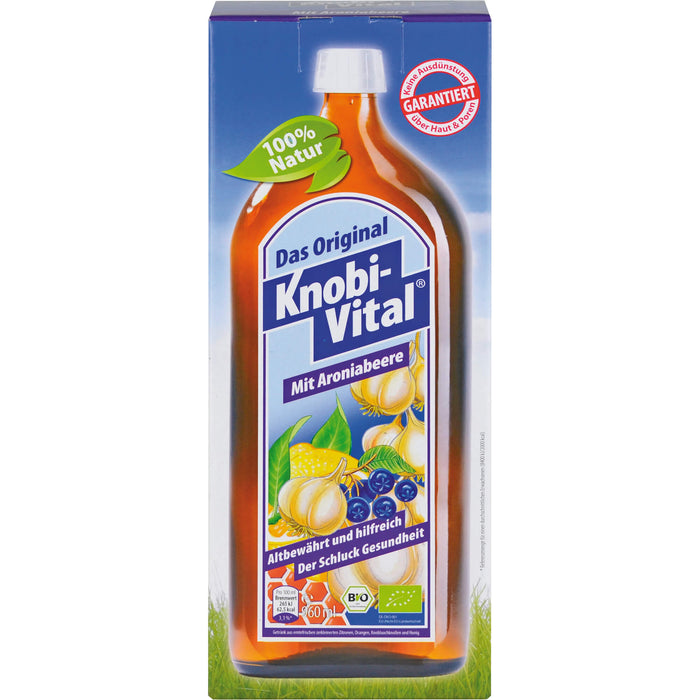 KnobiVital mit Aroniabeere Bio Lösung, 960 ml Lösung