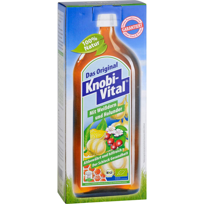 Knobi-Vital Lösung Mit Weißdorn und Holunder, 960 ml Lösung