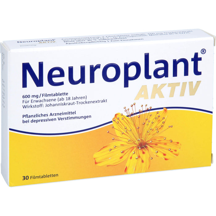 Neuroplant AKTIV Filmtabletten bei depressiven Verstimmungen, 30 St. Tabletten