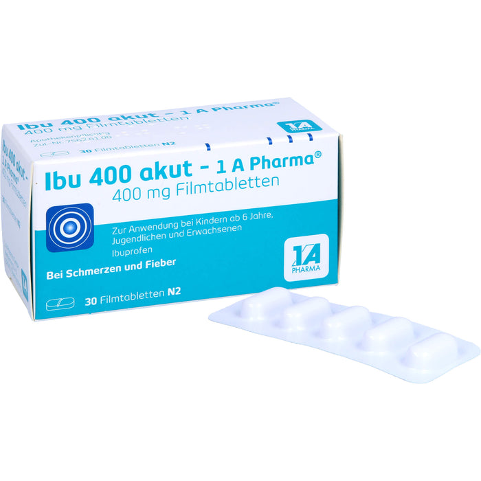 Ibu 400 akut - 1 A Pharma Filmtabletten, 30 St. Tabletten