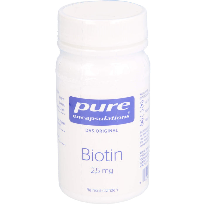 pure encapsulations Biotin 2,5 mg Kapseln, 60 St. Kapseln