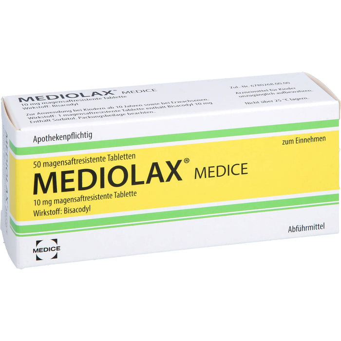 Mediolax Medice Tabletten, 50 St. Tabletten