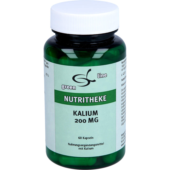 green line Nutritheke Kalium 200 mg Kapseln, 60 St. Kapseln