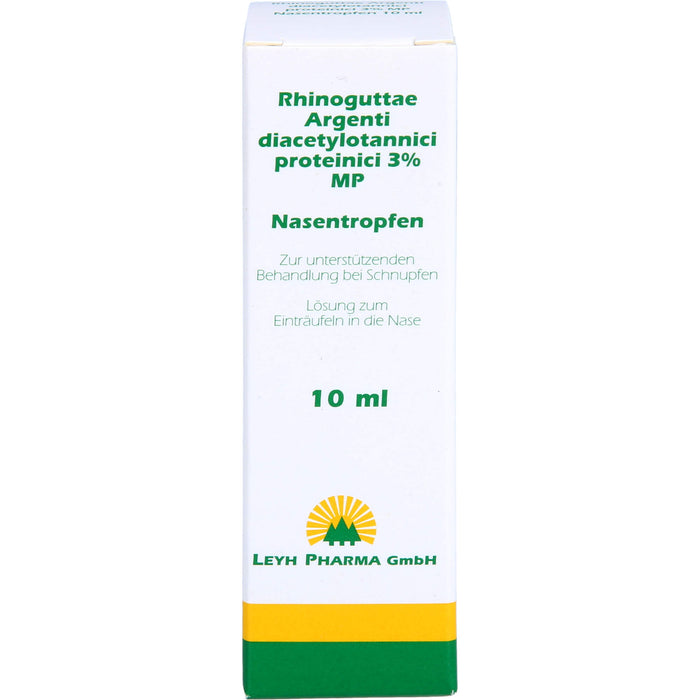 Rhinoguttae Argenti diacetylotannici proteinici 3 % MP Nasentropfen, 10 ml Lösung