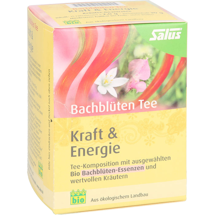 Bachblüten Tee Kraft & Energie bio Salus, 15 St FBE