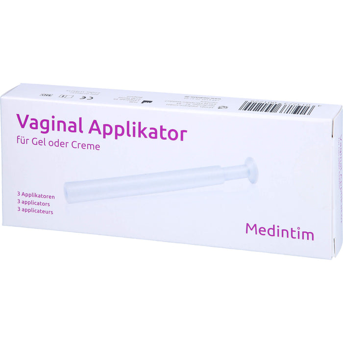 Vaginal Applikator für Gel/Creme, 3 St