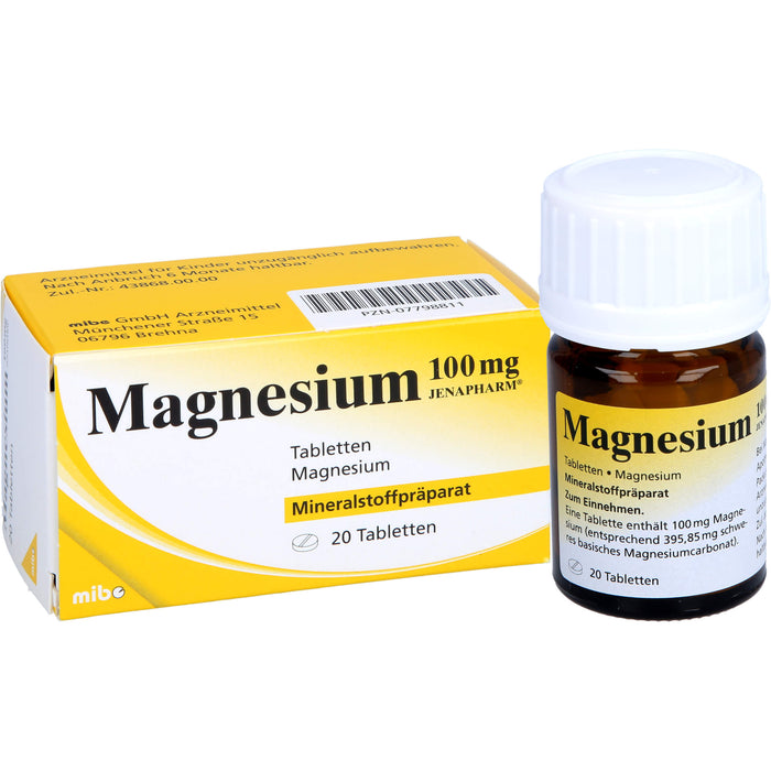 Magnesium 100 mg JENAPHARM Tbl., 20 St TAB