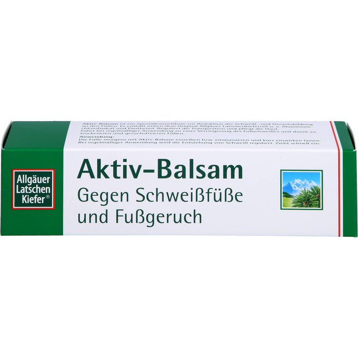 Allgäuer Latschenkiefer Aktiv-Balsam gegen Schweißfüße und Fußgeruch, 50 ml Creme