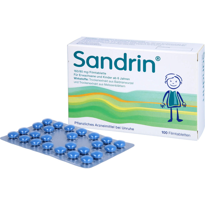 Sandrin Filmtabletten bei Unruhe, 100 St. Tabletten