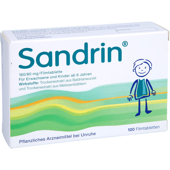 Sandrin Filmtabletten bei Unruhe, 100 St. Tabletten