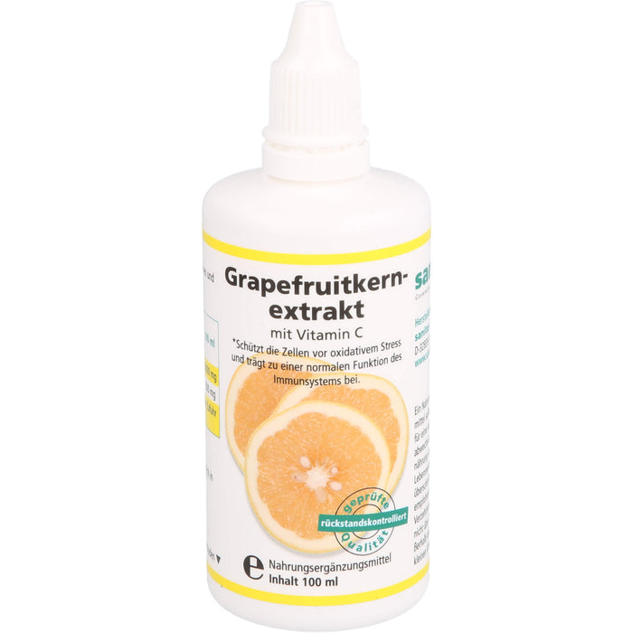 sanitas Grapefruitkernextrakt mit Vitamin C Tropfen, 100 ml Lösung