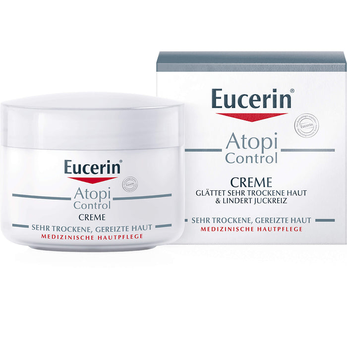 Eucerin AtopiControl Creme + Eucerin AtopiControl Probierset Gratis, 75 ml Creme