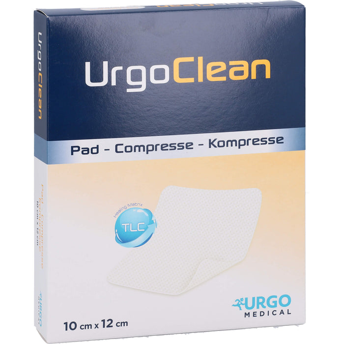 UrgoClean Kompresse mit sanft haftender TLC-Matrix, 10 St KOM