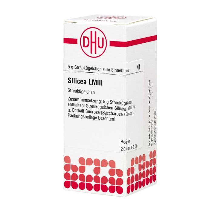 DHU Silicea LM III Streukügelchen, 5 g Globuli