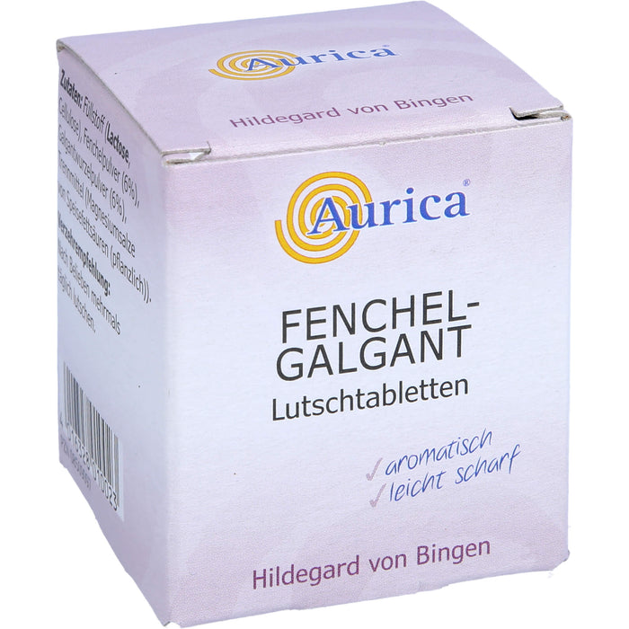 Aurica Fenchel-Galgant Lutschtabletten, 170 St. Tabletten