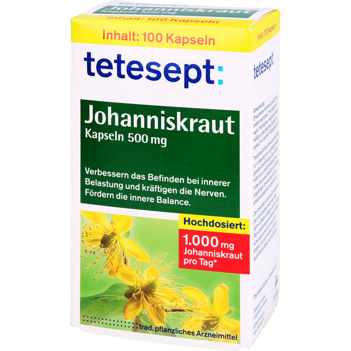 Tetesept Johanniskraut Kapseln, 100 St HKP