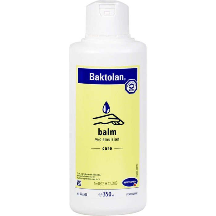 Baktolan balm w/o Emulsion für trockene und empfindliche Haut, 350 ml Creme