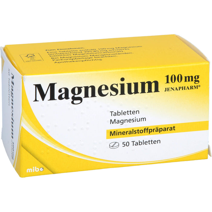 Magnesium 100 mg JENAPHARM Tbl., 50 St TAB