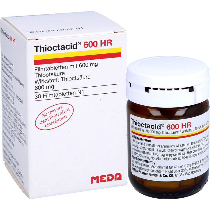 Thioctacid 600 HR Filmtabletten bei diabetischer Polyneuropathie, 30 St. Tabletten