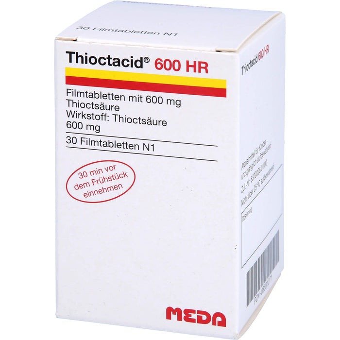 Thioctacid 600 HR Filmtabletten bei diabetischer Polyneuropathie, 30 St. Tabletten