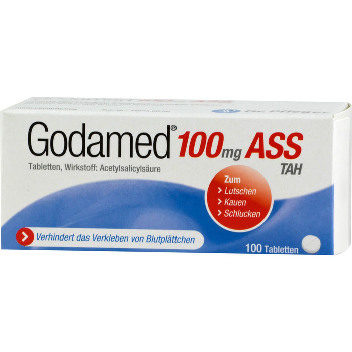 Godamed 100 mg ASS TAH Tabletten, 100 St. Tabletten