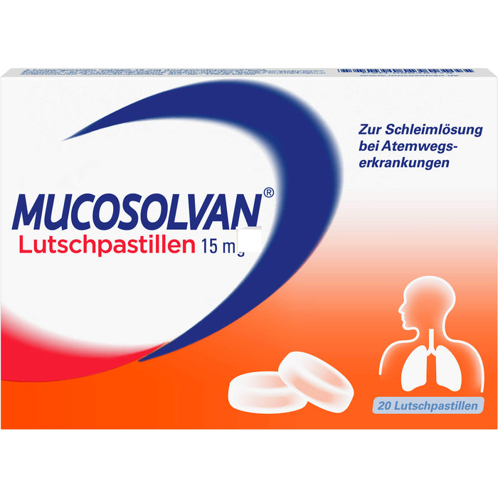 Mucosolvan 15 mg Lutschpastillen, 20 St. Tabletten