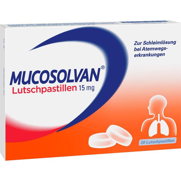 Mucosolvan 15 mg Lutschpastillen, 20 St. Tabletten