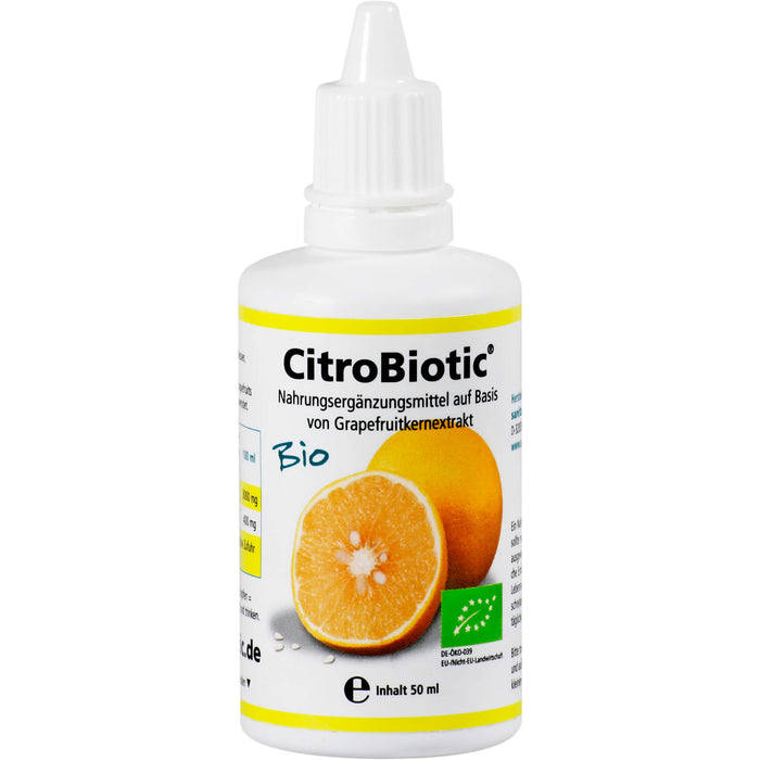 CitroBiotic Grapefruitkernextrakt Bio Tropfen, 50 ml Lösung