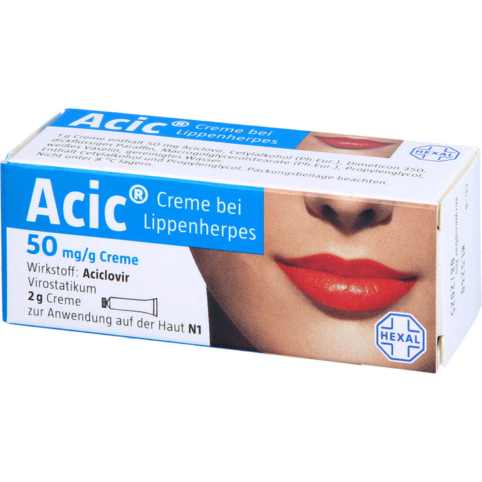 Acic Creme bei Lippenherpes, 2 g Creme