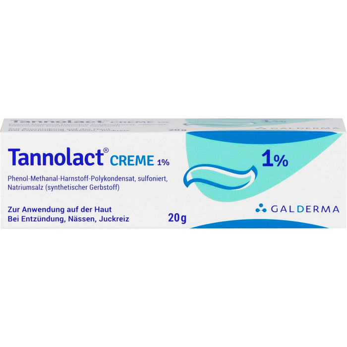Tannolact Creme 1 % bei Entzündung, Nässen, Juckreiz, 20 g Creme