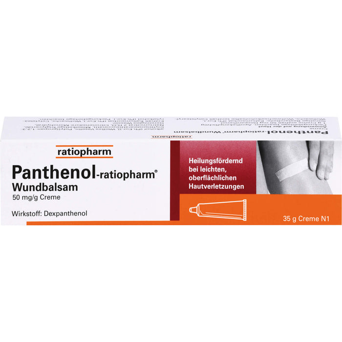 Panthenol-ratiopharm Wundbalsam heilungsfördernde Creme, 35 g Creme