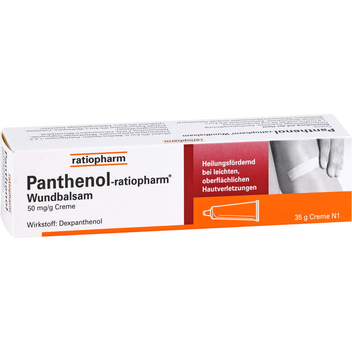 Panthenol-ratiopharm Wundbalsam heilungsfördernde Creme, 35 g Creme