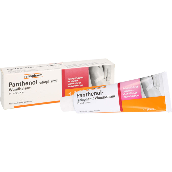 Panthenol-ratiopharm Wundbalsam heilungsfördernde Creme, 100 g Creme