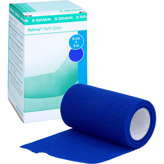 Askina Haft Color blau 8cmx4m, 1 St BIN
