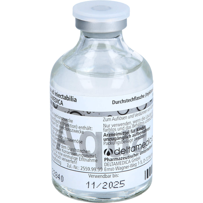 Aqua ad injectabilia DELTAMEDICA Inj., 50ml, 20X50 ml FLU