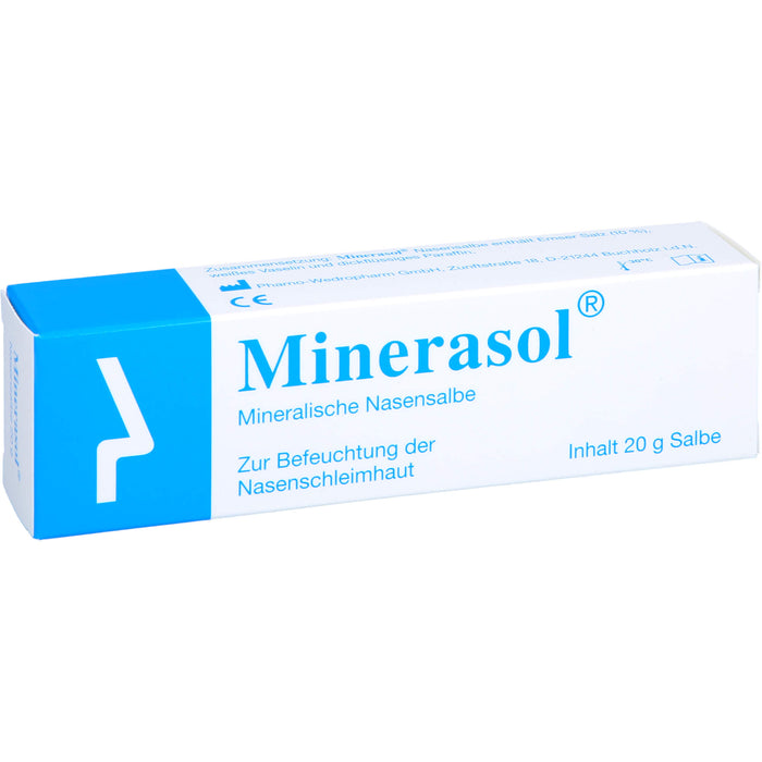 Minerasol mineralische Nasensalbe zur Befeuchtung der Nasenschleimhaut, 20 g Salbe