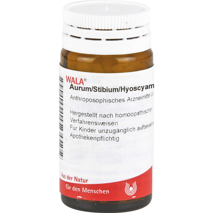 WALA Aurum/Stibium/Hyoscyamus Globuli, 20 g Globuli