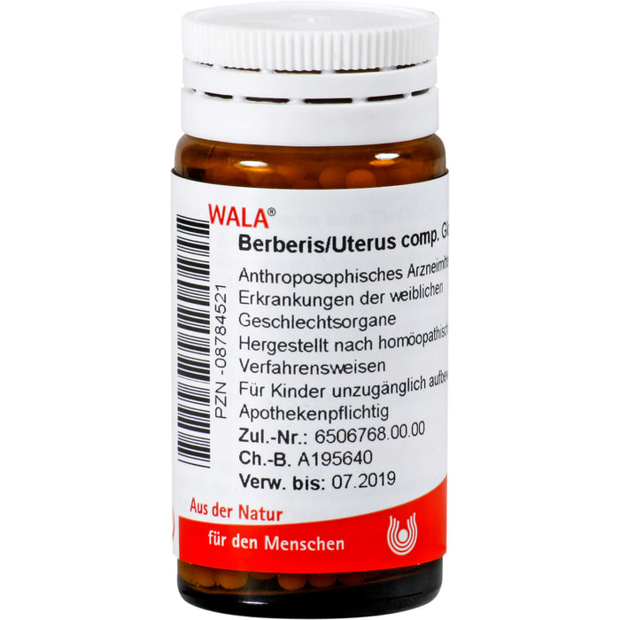 WALA Berberis/Uterus comp. Globuli, 20 g Globuli
