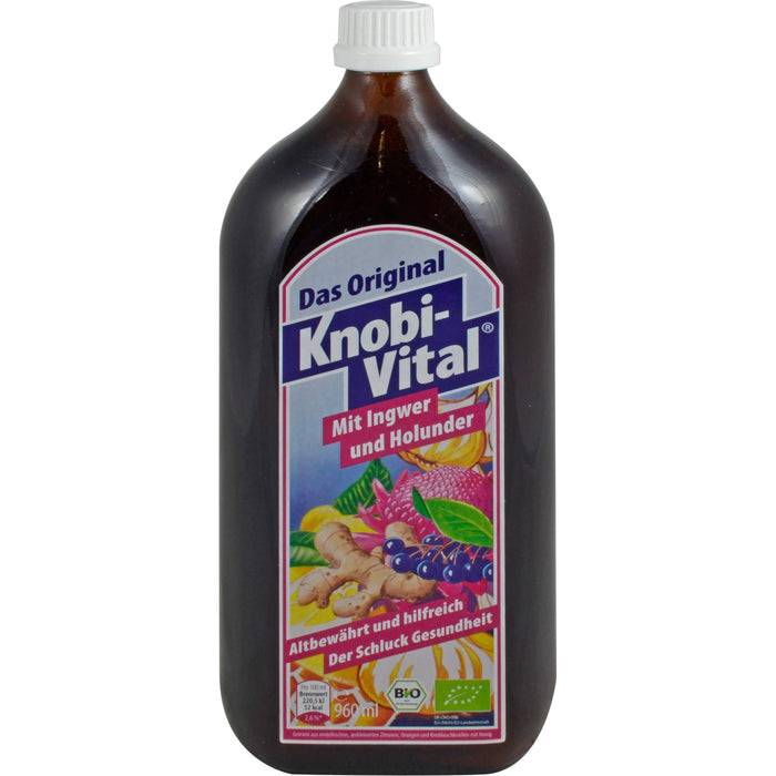 Knobi-Vital Lösung mit Ingwer und Holunder, 960 ml Lösung
