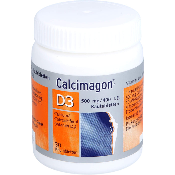 Calcimagon-D3, 500 mg/400 I.E. Kautabletten, 30 St KTA