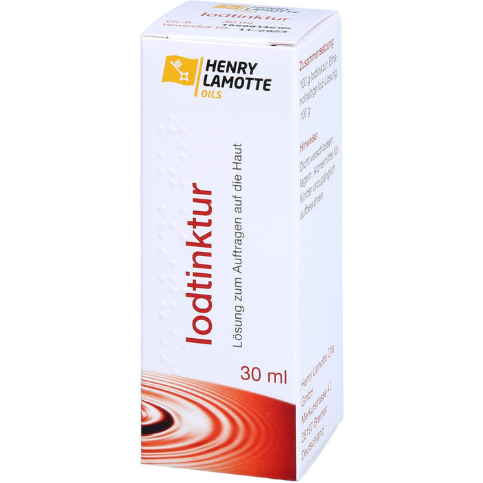 HENRY LAMOTTE Jodtinktur, 30 ml Lösung