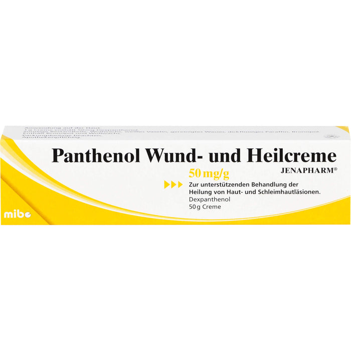 Panthenol Wund- und Heilcreme Jenapharm 50 mg/g, 50 g Creme