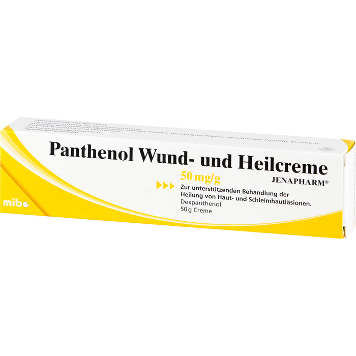 Panthenol Wund- und Heilcreme Jenapharm 50 mg/g, 50 g Creme