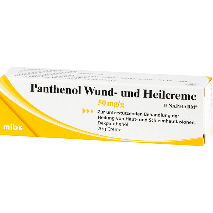 Panthenol Wund- und Heilcreme JENAPHARM, 20 g Creme