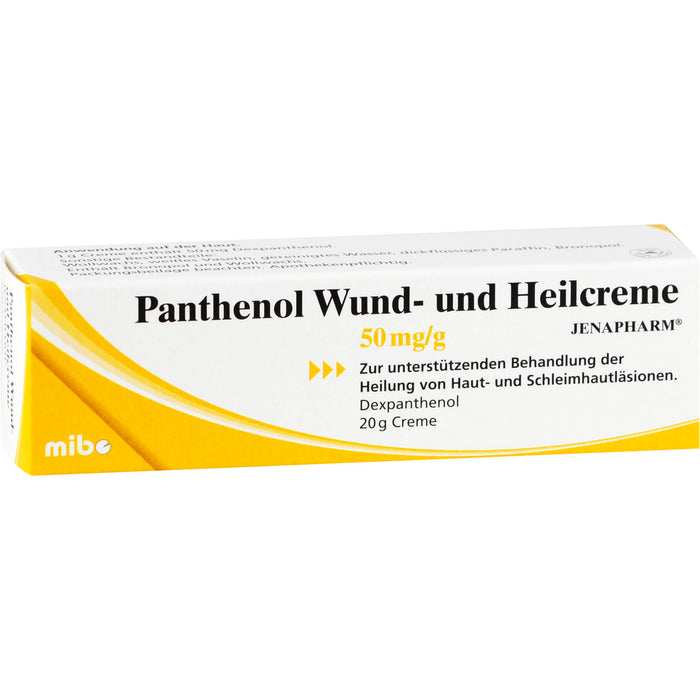 Panthenol Wund- und Heilcreme JENAPHARM, 20 g Creme