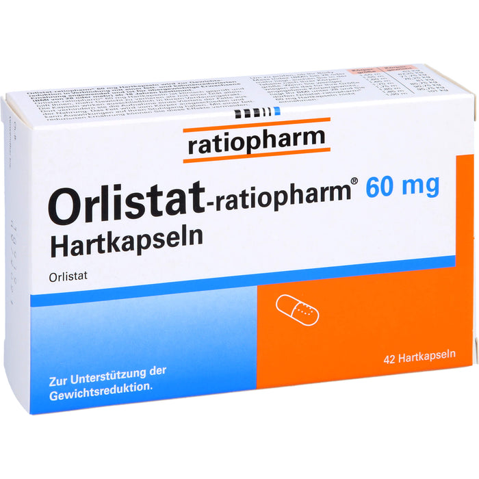 Orlistat-ratiopharm 60 mg Hartkapseln, 42 St. Kapseln