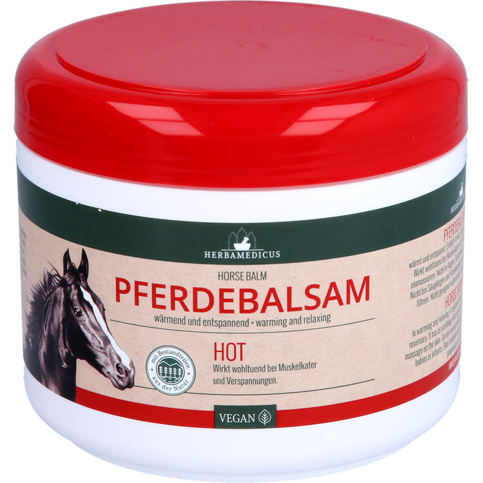 HERBAMEDICUS Pferdebalsam Hot wärmend und entspannend, 500 ml Balsam