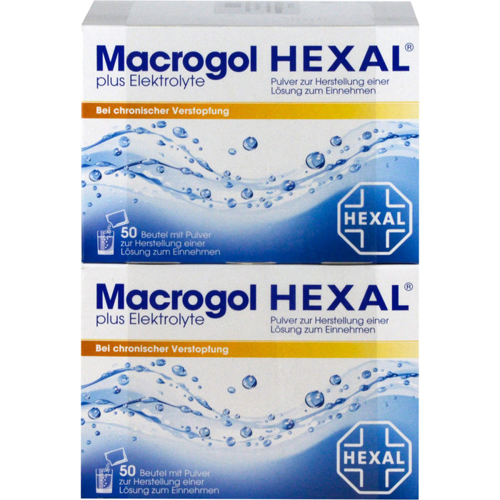 Macrogol HEXAL plus Elektrolyte, 100 St. Beutel